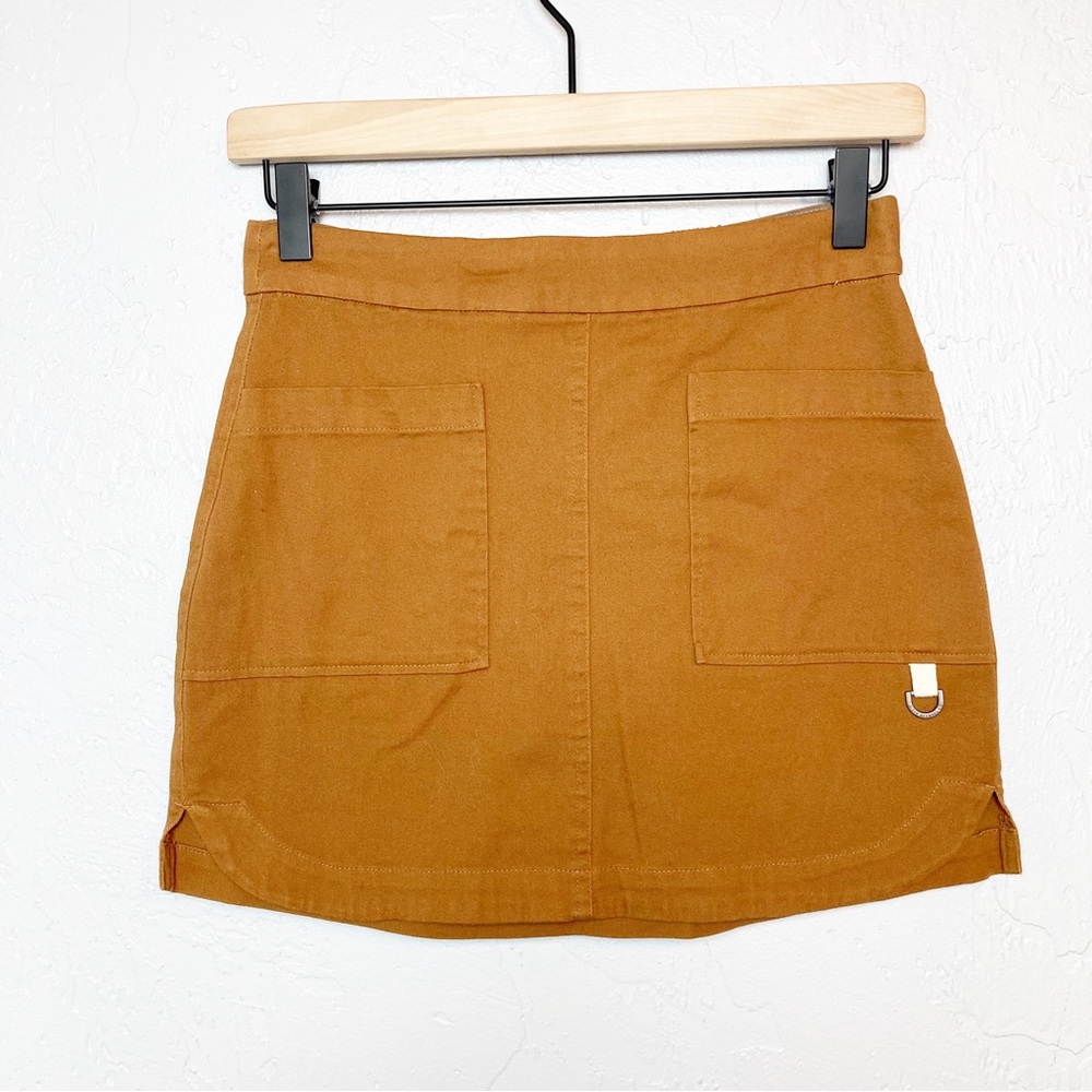 Jetty Life marine supply skirt khaki brown